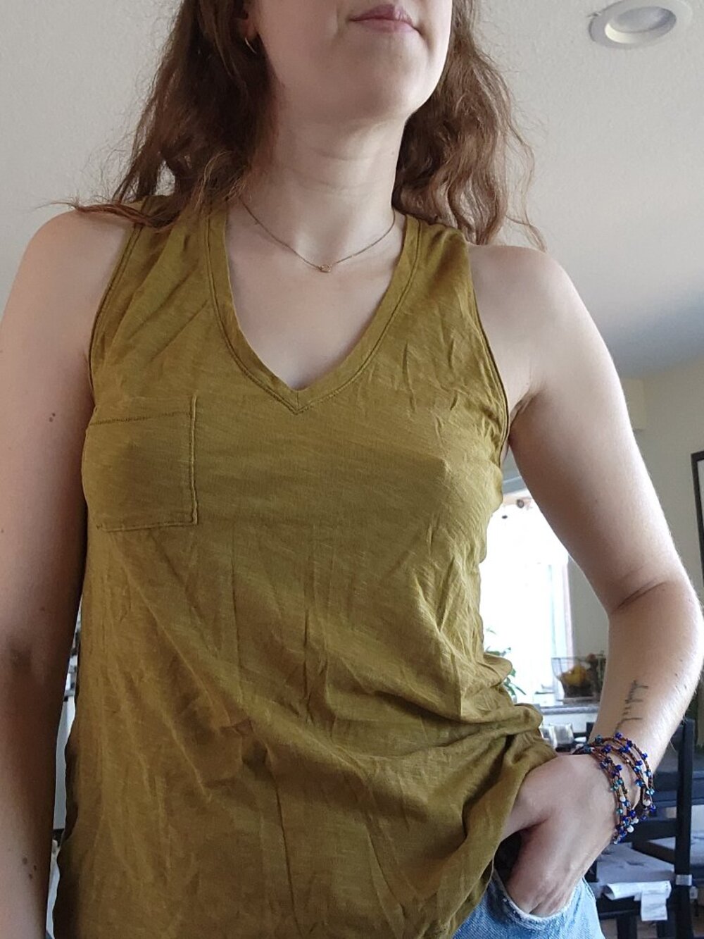 Madewell Mustard Tank